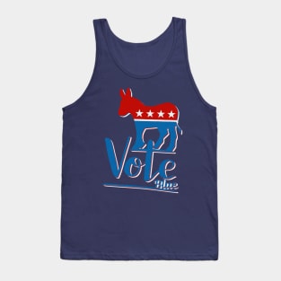 Vote Blue Tank Top